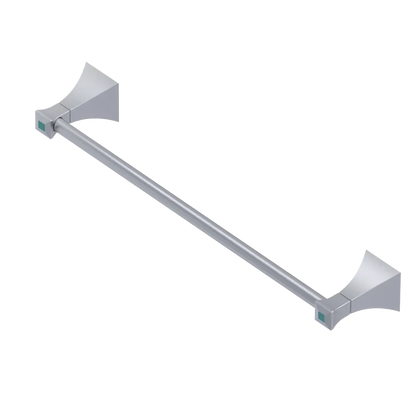Rubinet Towel Bar 24" Satin Chrome