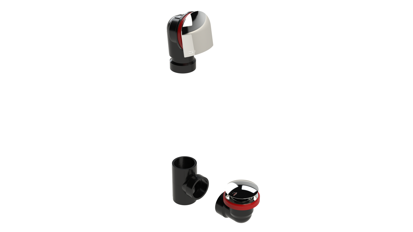 OS & B ABS OFFSET WASTE & OVERFLOW CLICKER® KIT