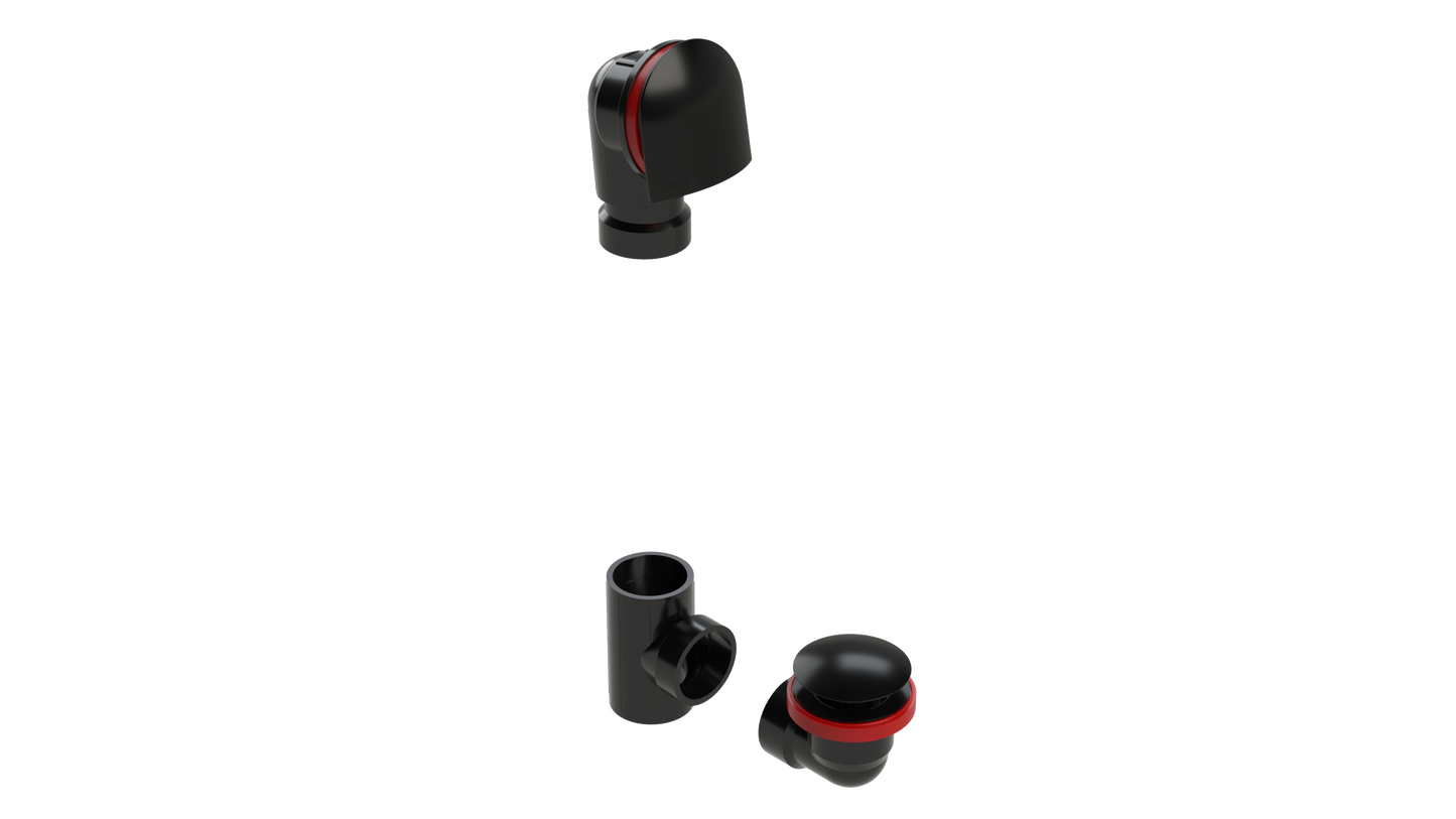 OS & B ABS OFFSET WASTE & OVERFLOW CLICKER® KIT