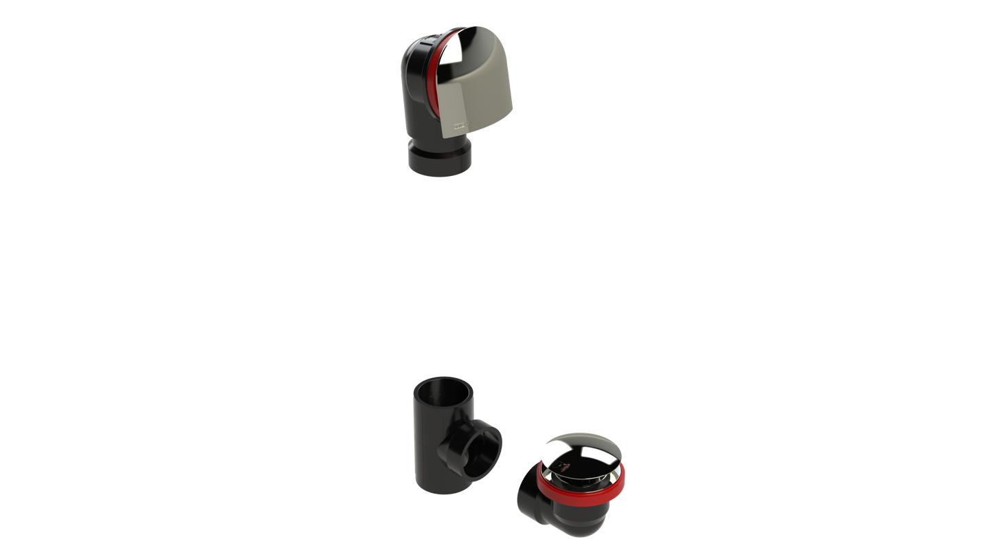 OS & B ABS OFFSET WASTE & OVERFLOW CLICKER® KIT