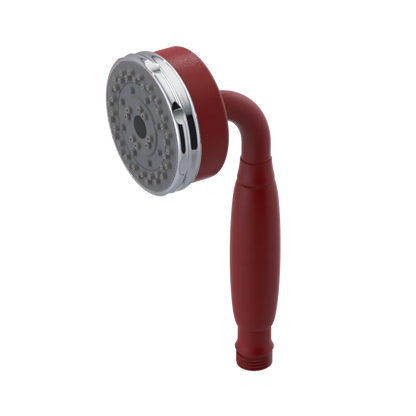 Rubinet 3 Function Hand Held Shower Only Maroon