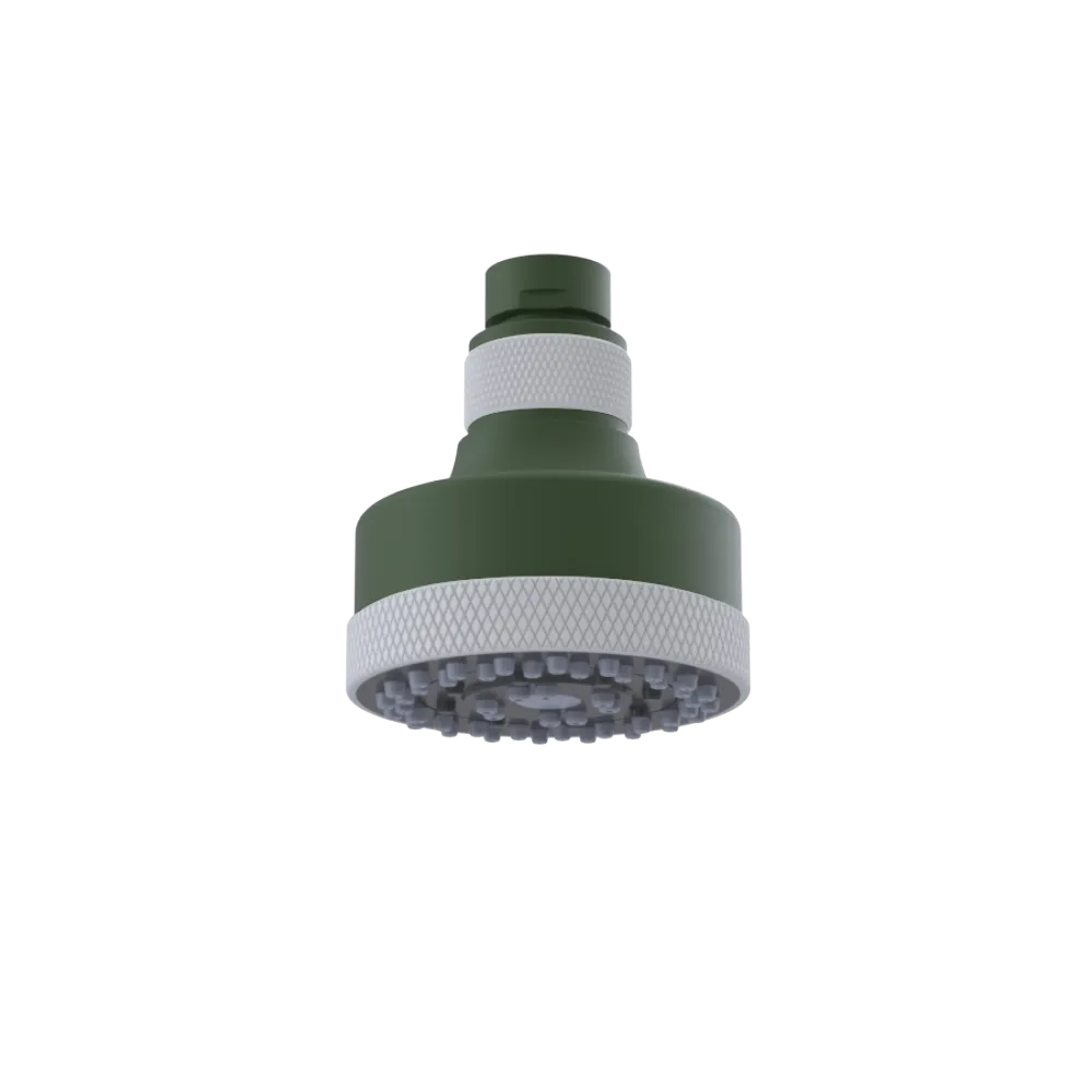 Rubinet 3 FUNCTION SHOWER HEAD Green Envy