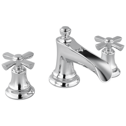Brizo Widespread Lavatory Faucet With Channel Spout Less Handles 12 Gpm