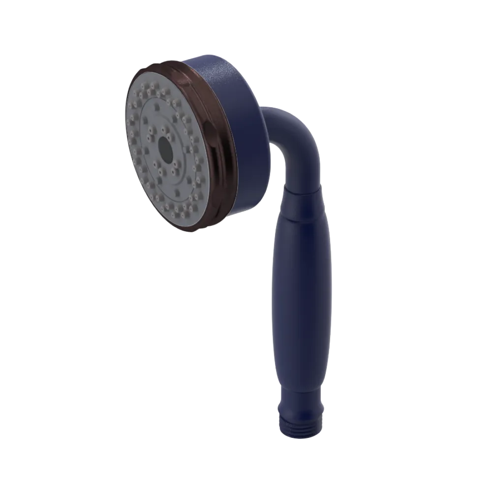 Rubinet 3 Function Hand Held Shower Only Midnight Blue