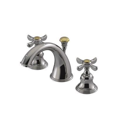 Rubinet Widespread Lav. Set. (less drain) Polished Nickel