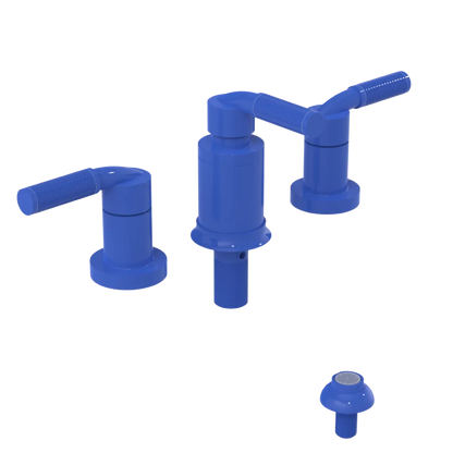 Rubinet Bidet Fitting with Spray, Diverter, and Vacum Breaker (Less Drain) Blu Jean