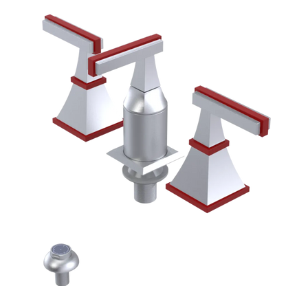 Rubinet Bidet Fitting with Spray, Diverter, and Vacum Breaker (Less Drain) Satin Chrome