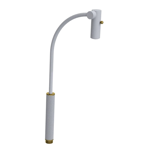 Rubinet Hand Held Shower Bidet Only Matt White