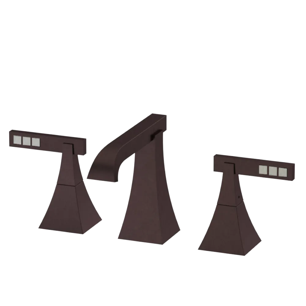 Rubinet Widespread Lav. Set. (less drain) Oil Rubbed Bronze