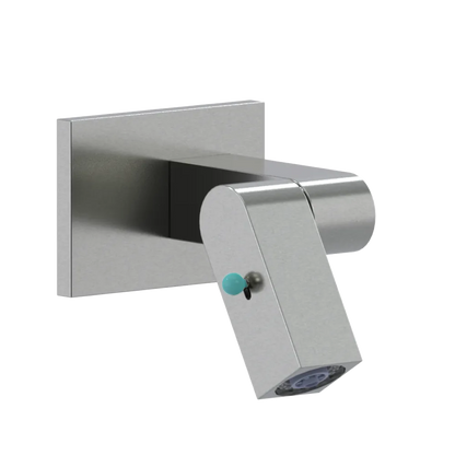 Rubinet Wall Mount Bidet & Foot Rinse with Dual Function Spray Satin Nickel