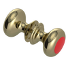 Rubinet Shower Door Knob (set) Natural Brass