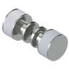 Rubinet Shower Door Knob (set) Satin Nickel