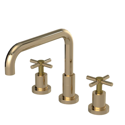 Rubinet Widespread Kitchen Set Gold