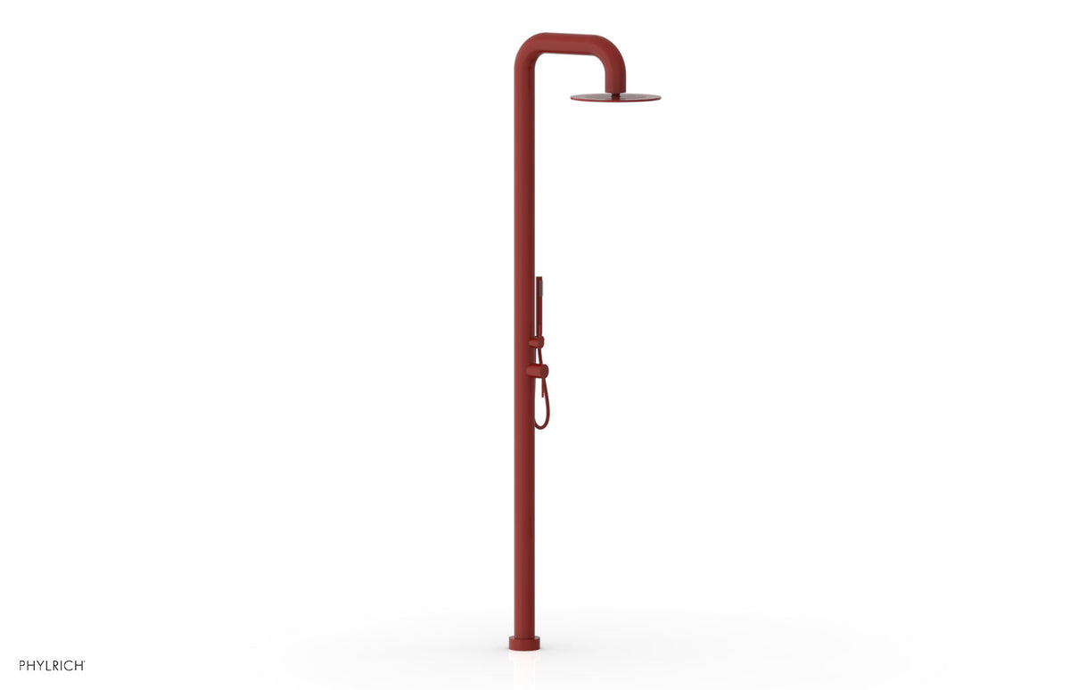 OUTDOOR SHOWER Pressure Balance Shower with 12" Rain Head and Hand Shower 610