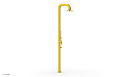 OUTDOOR SHOWER Pressure Balance Shower with 12" Rain Head and Hand Shower 610