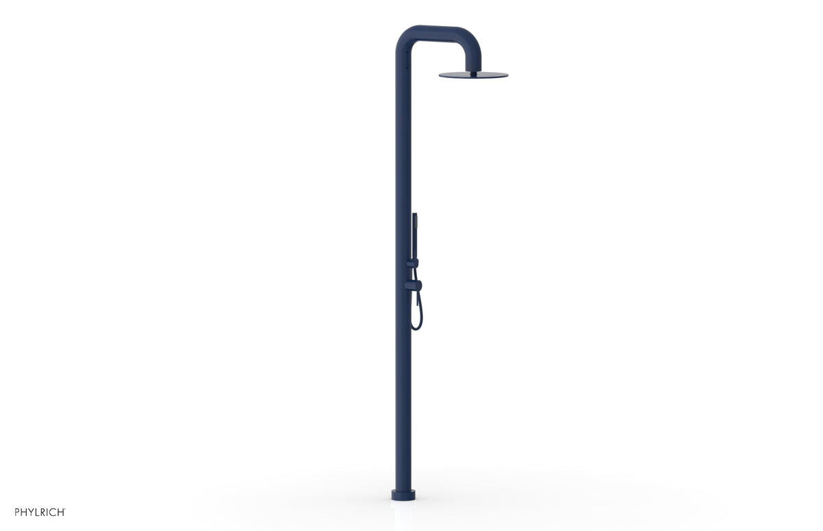 OUTDOOR SHOWER Pressure Balance Shower with 12" Rain Head and Hand Shower 610