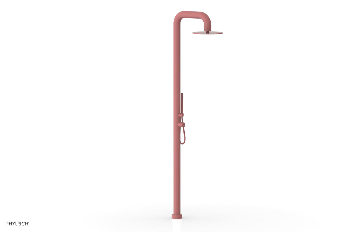 OUTDOOR SHOWER Pressure Balance Shower with 12" Rain Head and Hand Shower 610