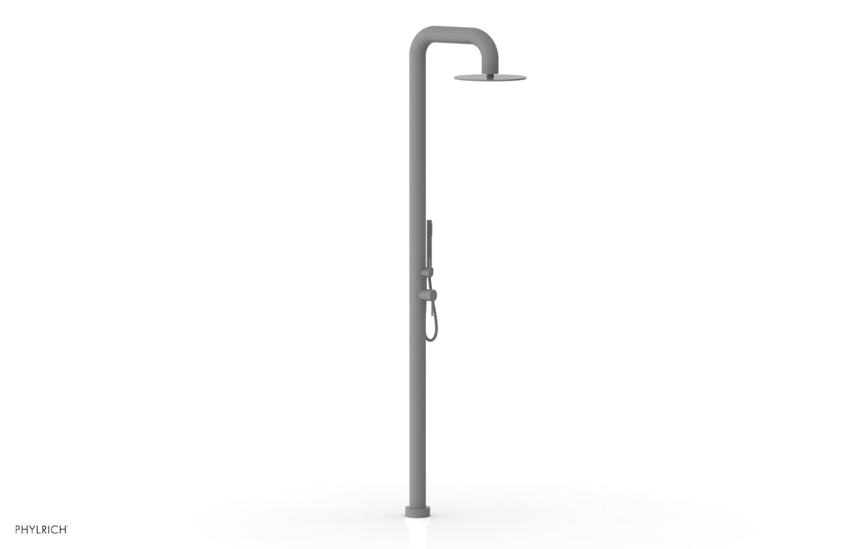 OUTDOOR SHOWER Pressure Balance Shower with 12" Rain Head and Hand Shower 610