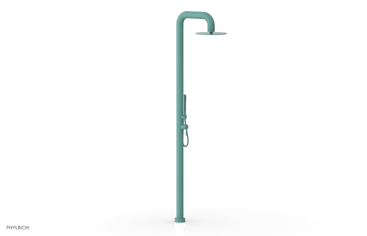 OUTDOOR SHOWER Pressure Balance Shower with 12" Rain Head and Hand Shower 610