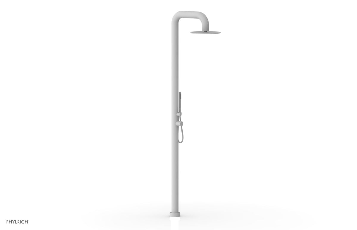 OUTDOOR SHOWER Pressure Balance Shower with 12" Rain Head and Hand Shower 610