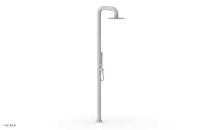 OUTDOOR SHOWER Pressure Balance Shower with 12" Rain Head and Hand Shower 610