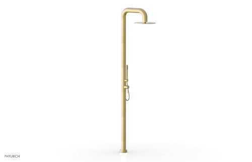 OUTDOOR SHOWER Pressure Balance Shower with 12" Rain Head and Hand Shower 610B