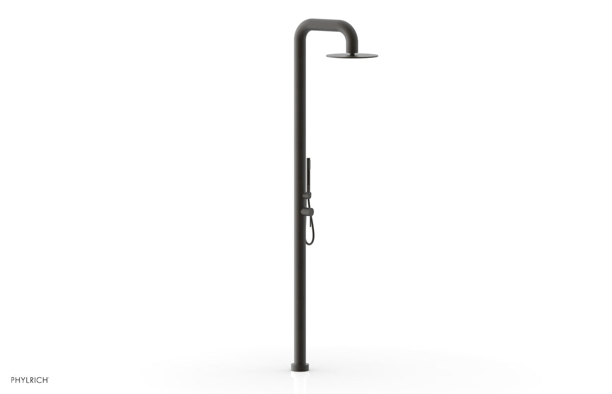 OUTDOOR SHOWER Pressure Balance Shower with 12" Rain Head and Hand Shower 610