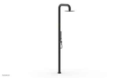 OUTDOOR SHOWER Pressure Balance Shower with 12" Rain Head and Hand Shower 610