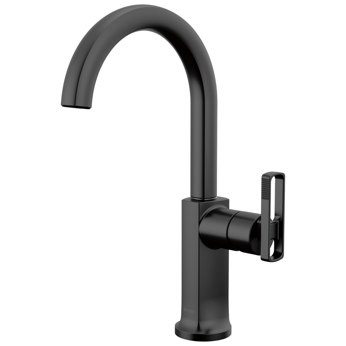 Brizo Kintsu Bar Faucet with Arc Spout - Less Handle - Complete Kit - Matte Black