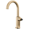 Kintsu Bar Faucet with Arc Spout - Less Handle - Lumicoat® Luxe Gold®