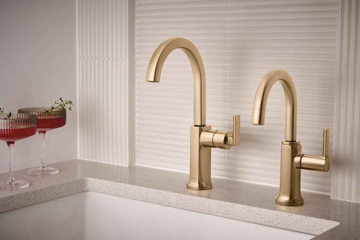 Kintsu Bar Faucet with Arc Spout - Less Handle lifestyle