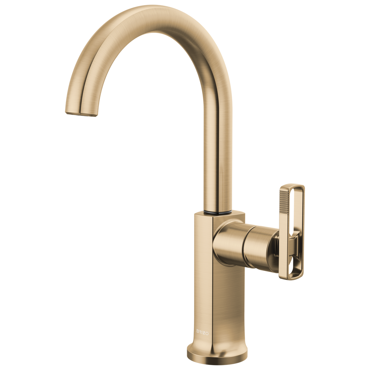 Brizo Kintsu Bar Faucet with Arc Spout - Less Handle - Complete Kit - Lumicoat® Luxe Gold®