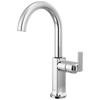 Brizo Kintsu Bar Faucet with Arc Spout - Less Handle - Complete Kit - Lumicoat® Polished Chrome