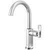 Brizo Kintsu Bar Faucet with Arc Spout - Less Handle - Complete Kit - Lumicoat® Polished Chrome