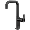 Brizo Kintsu Bar Faucet with Square Spout - Complete Kit - Matte Black