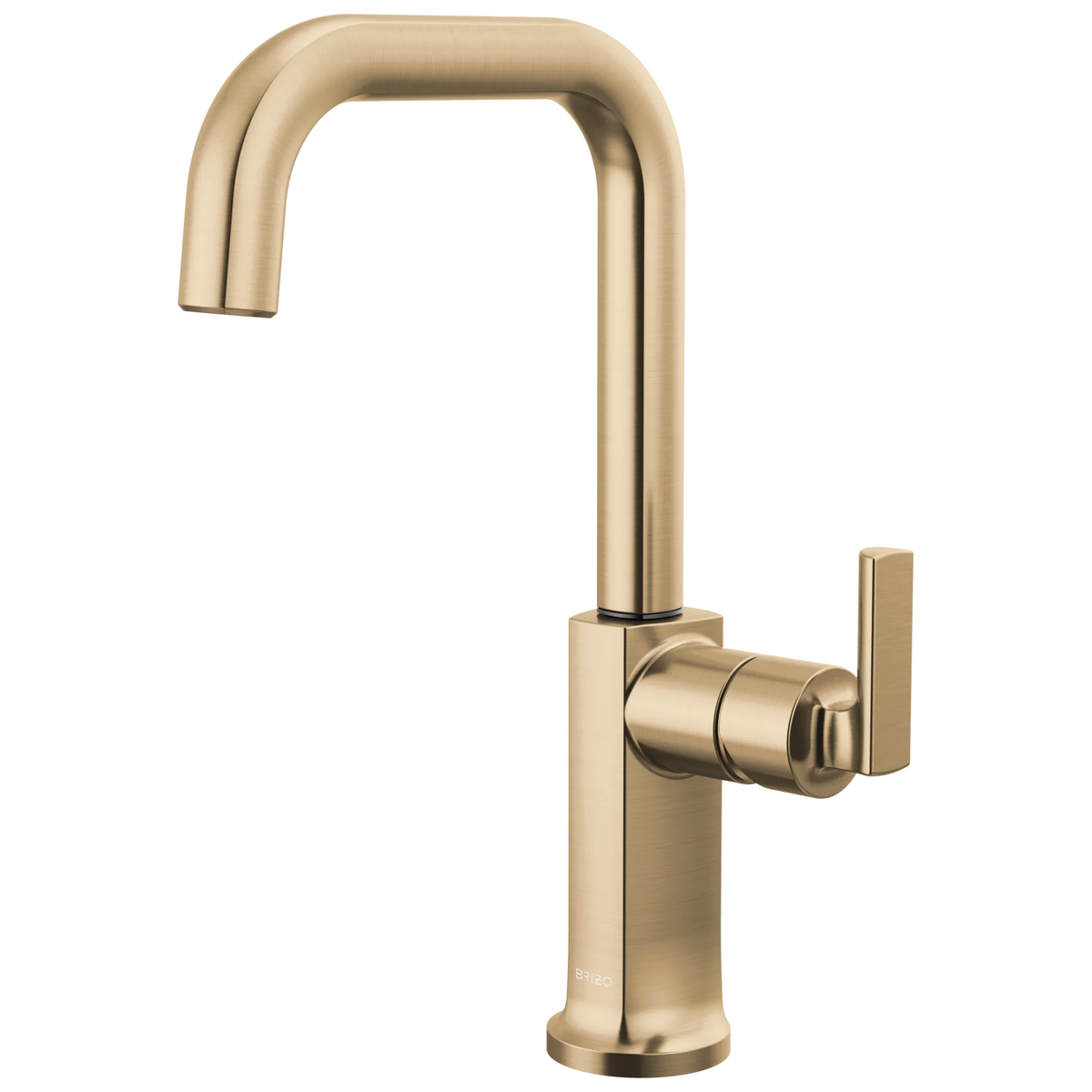 Brizo Kintsu Bar Faucet with Square Spout - Less Handle - Complete Kit - Lumicoat® Luxe Gold®