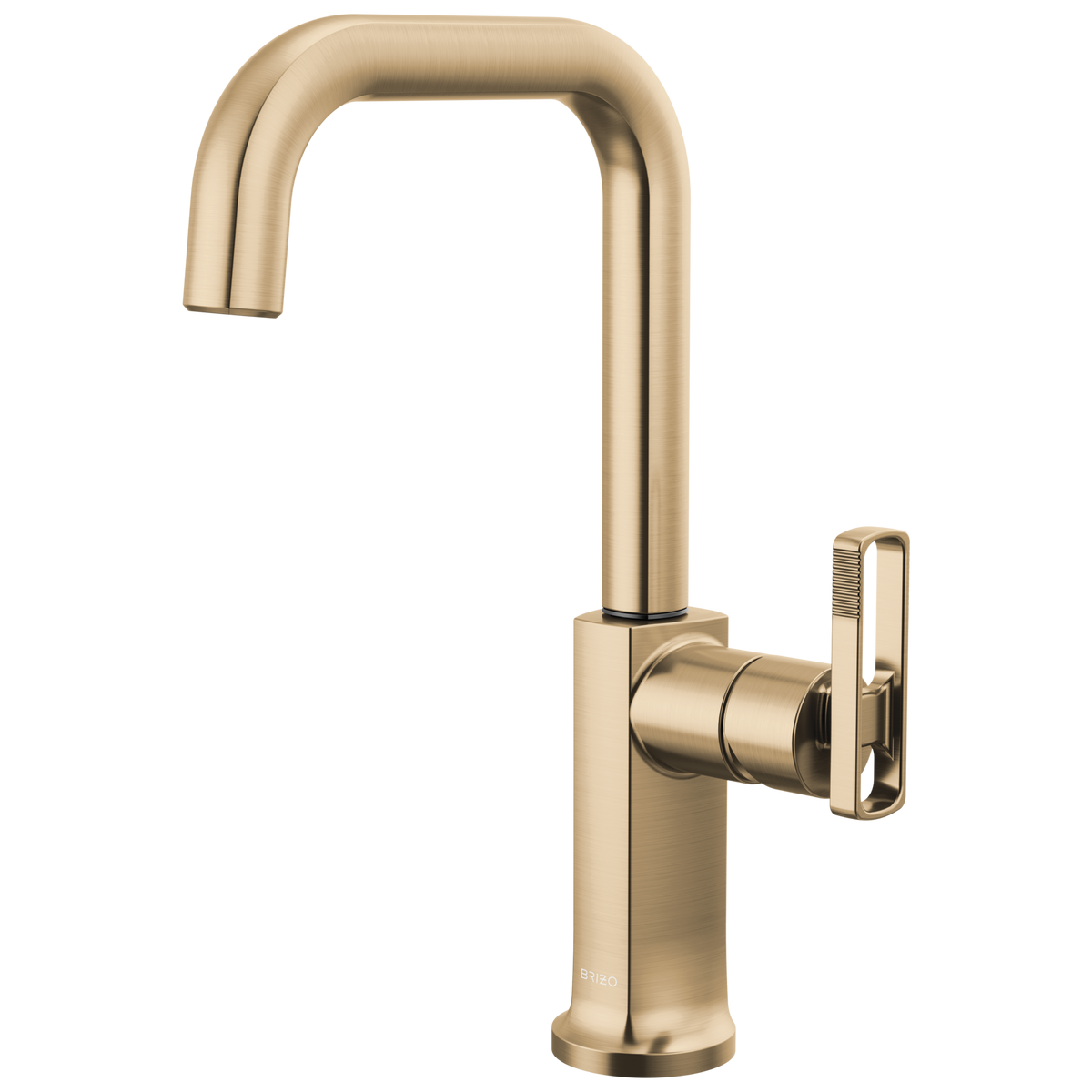 Brizo Kintsu Bar Faucet with Square Spout - Less Handle - Complete Kit - Lumicoat® Luxe Gold®