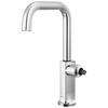 Kintsu Bar Faucet with Square Spout - Less Handle - Lumicoat® Polished Chrome