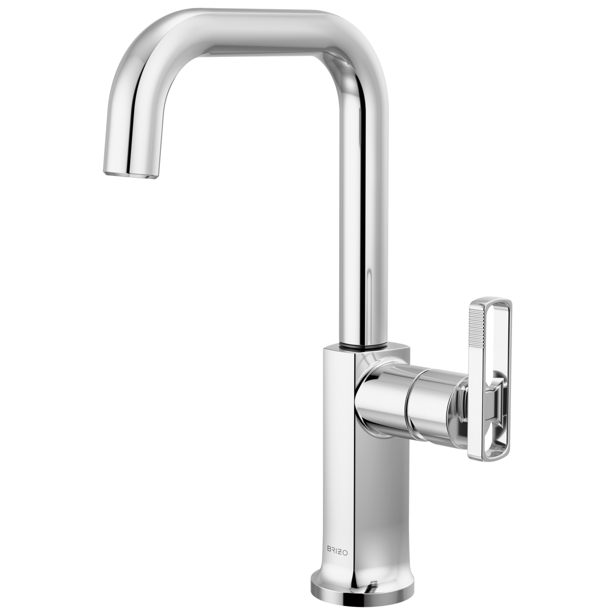 Brizo Kintsu Bar Faucet with Square Spout - Less Handle - Complete Kit - Lumicoat® Polished Chrome