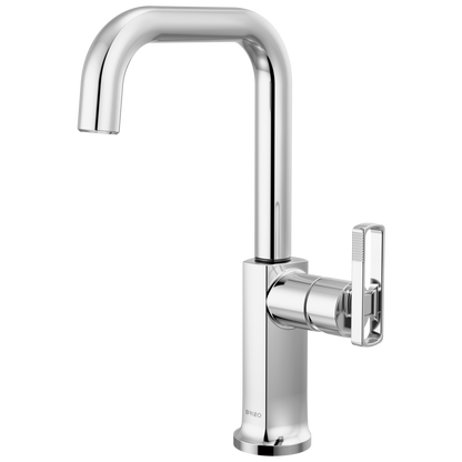 Brizo Kintsu Bar Faucet with Square Spout - Less Handle - Complete Kit - Lumicoat® Polished Chrome