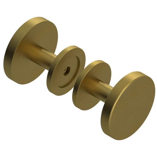 Rubinet Shower Door Knob (set) Antique Brass Matt