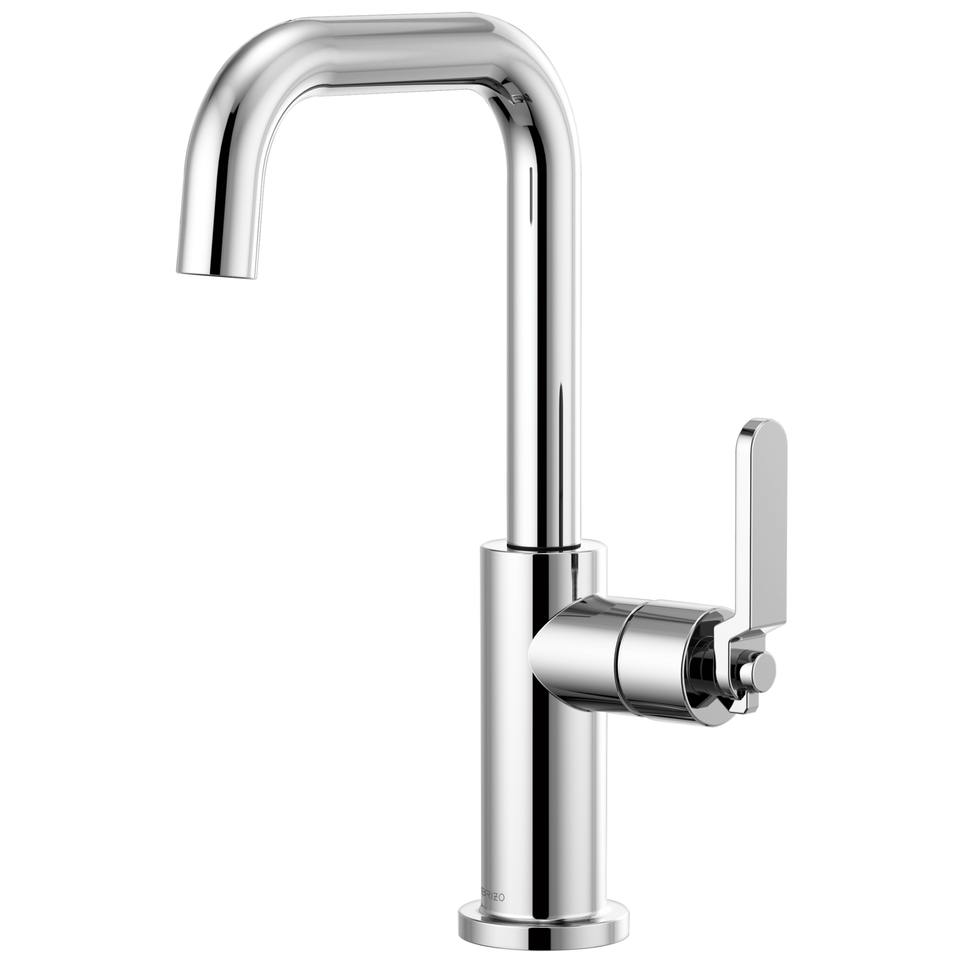 Litze Bar Faucet with Square Spout and Industrial Handle Kit - Polished Chrome