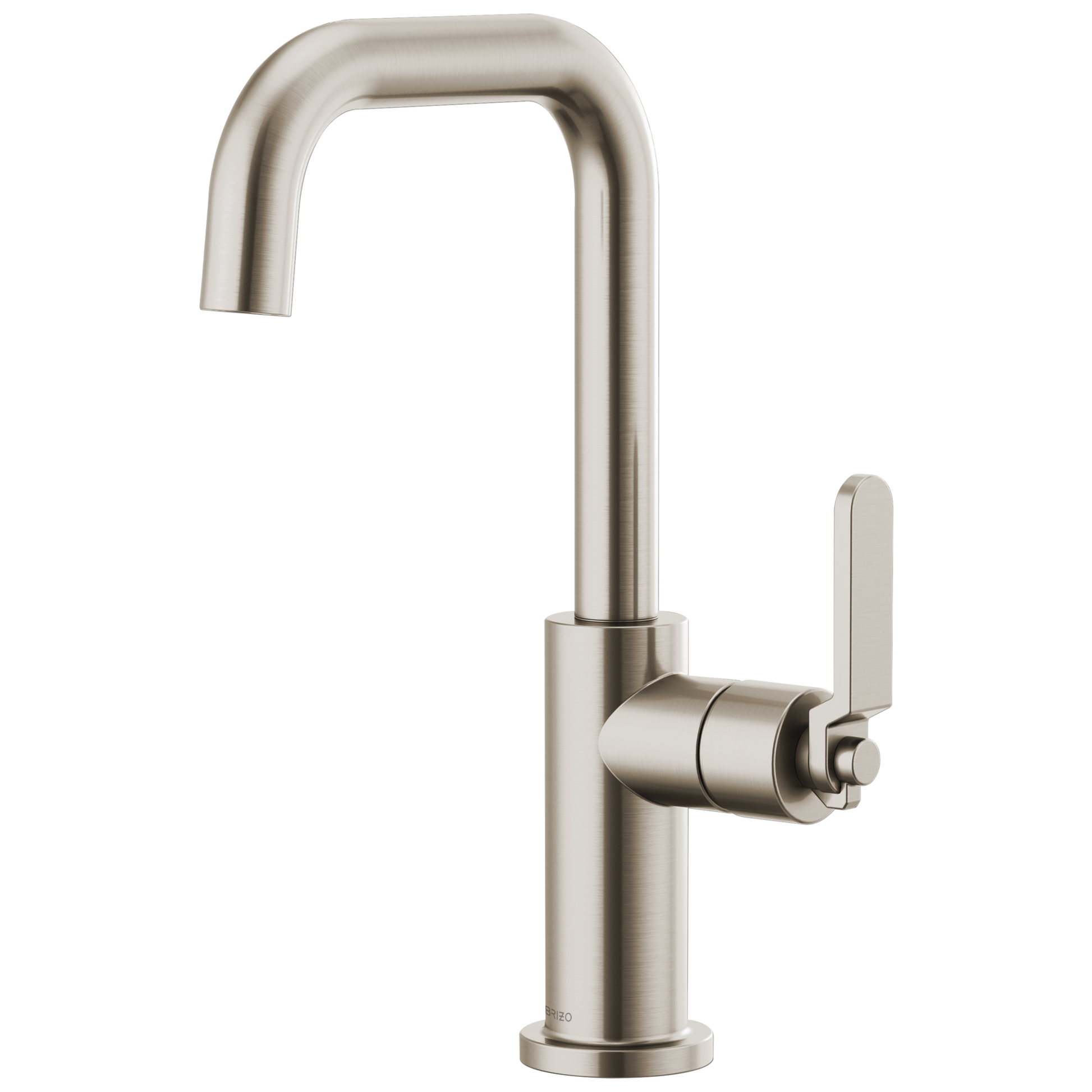 Litze Bar Faucet with Square Spout and Industrial Handle Kit - Brilliance® Stainless