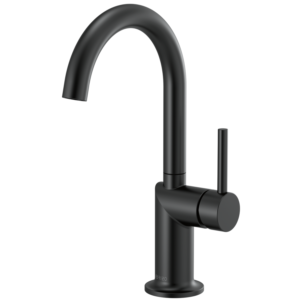 Brizo Odin Bar Faucet with Arc Spout - Less Handle - Complete Kit - Matte Black