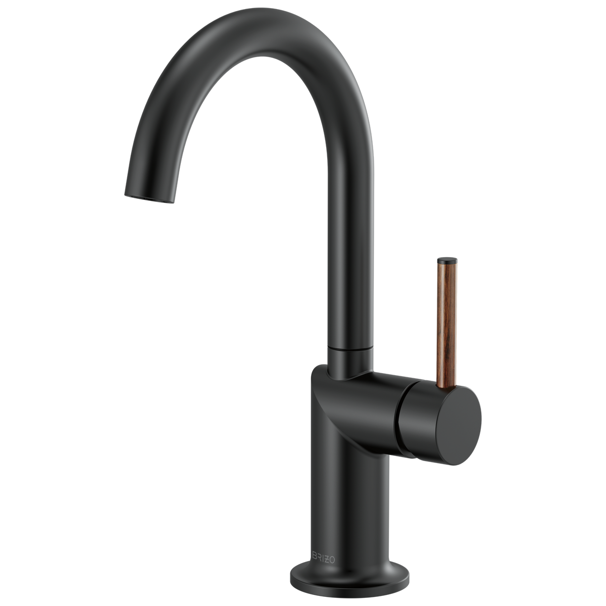 Brizo Odin Bar Faucet with Arc Spout - Less Handle - Complete Kit - Matte Black
