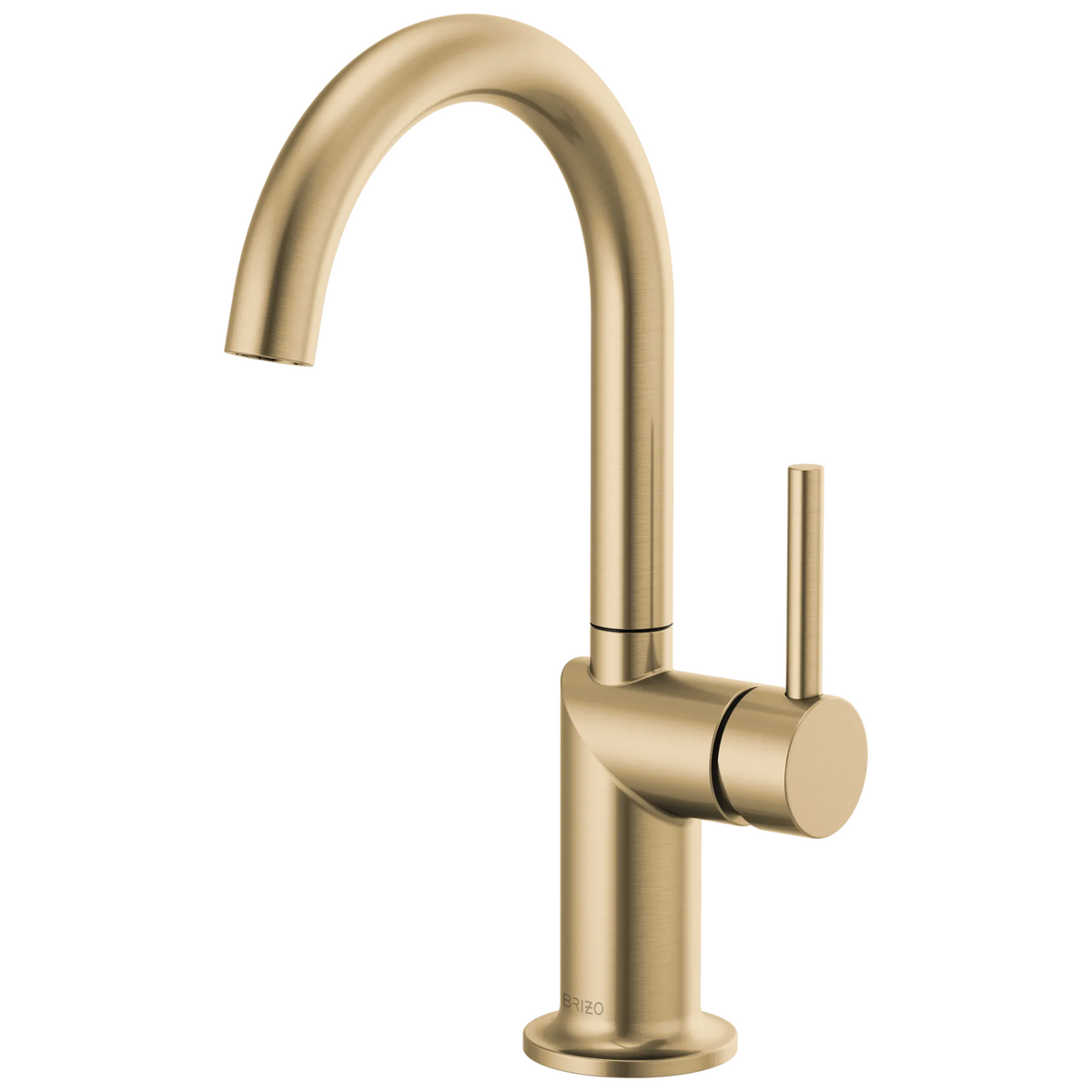 Brizo Odin Bar Faucet with Arc Spout - Less Handle - Complete Kit - Brilliance® Luxe Gold®