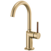 Brizo Odin Bar Faucet with Arc Spout - Less Handle - Complete Kit - Brilliance® Luxe Gold®