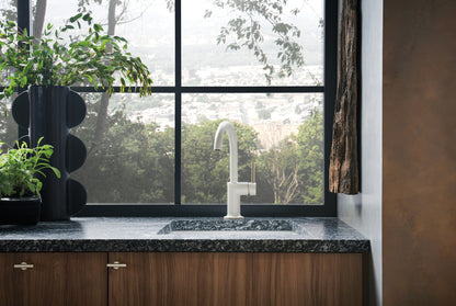 Odin Bar Faucet with Arc Spout - Less Handle lifestyle