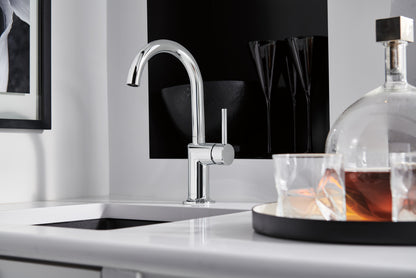 Odin Bar Faucet with Arc Spout - Less Handle lifestyle