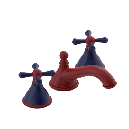 Rubinet Widespread Lav. Set. (less drain) Maroon